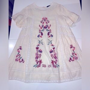 Beautiful boho embroidered floral dress